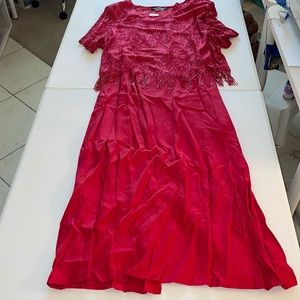 Sharade Nights brand womens plus 2 pc dress sz 22